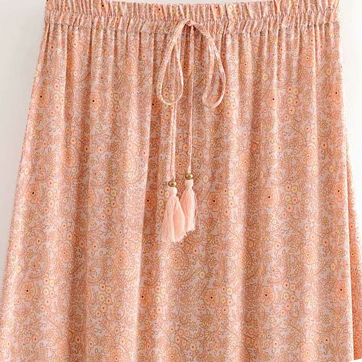 Boho Tiered Maxi Skirt 