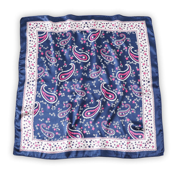 Navy Stars Boho Scarf