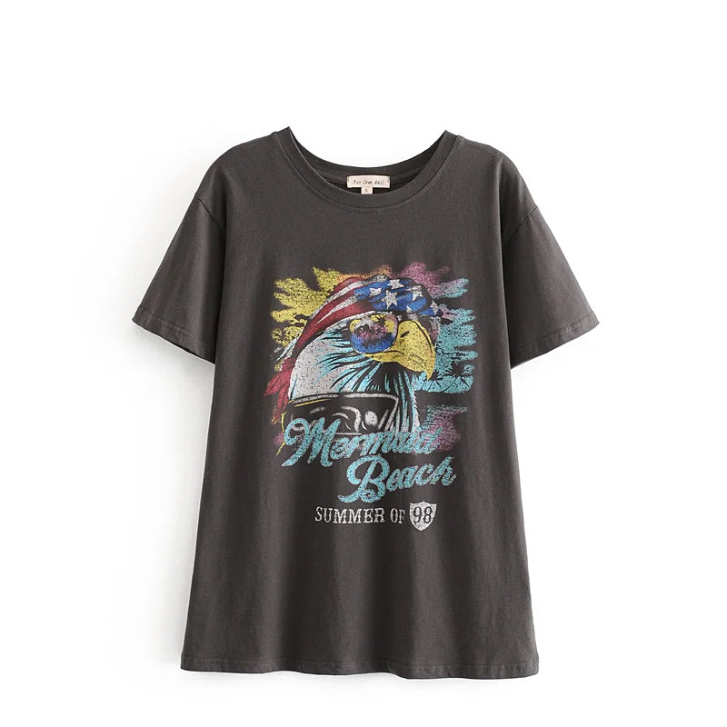 Mermaid Beach Boho Chic Graphic Tshirt