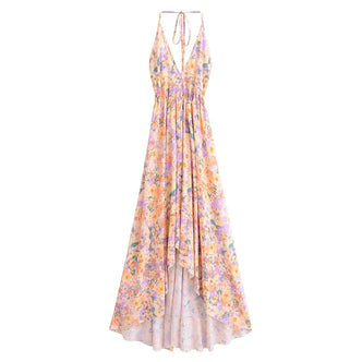 knee length dresses for ladies Reformation Oriana Silk Maxi Dress – The Closet New York main image 1