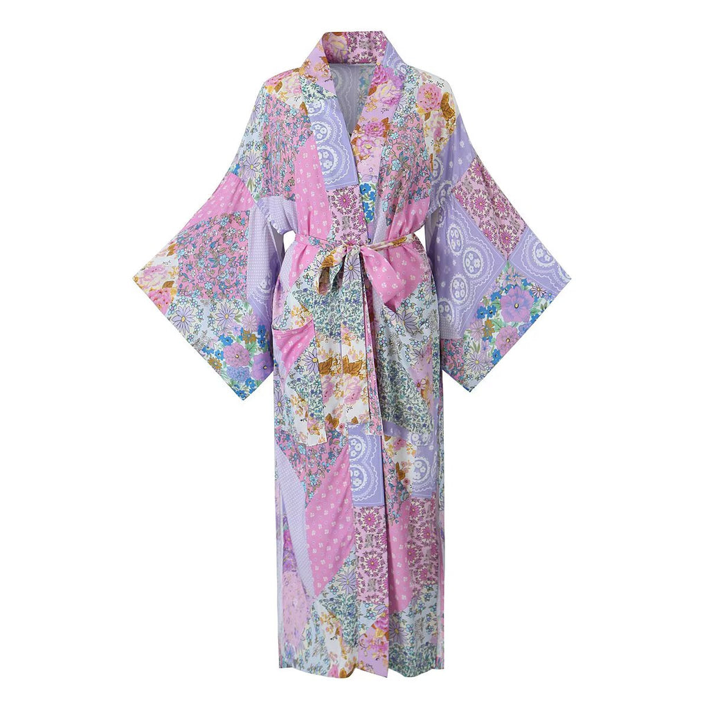 Lovely Lavender Boho Maxi Robe